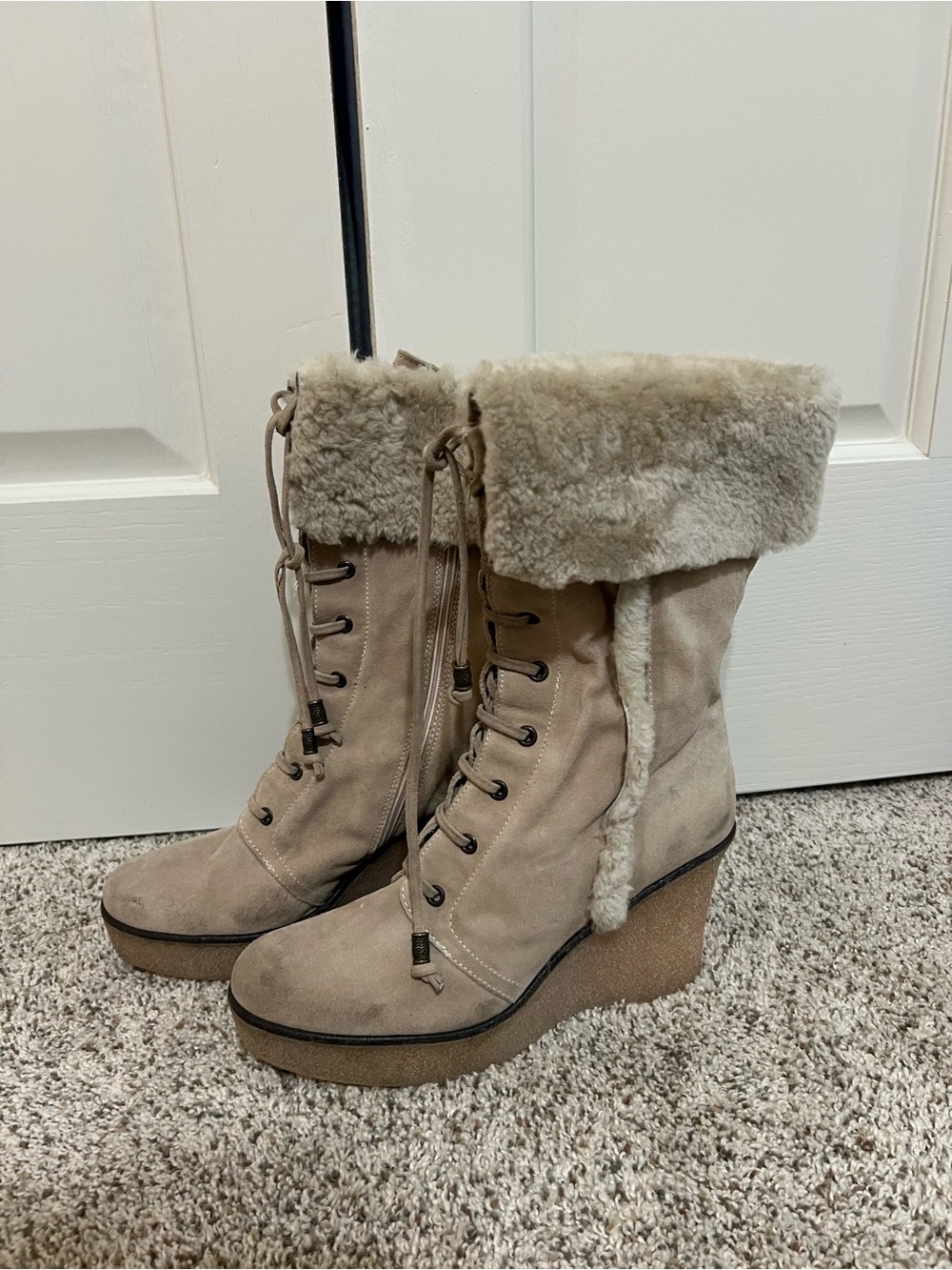 Vintage Y2K Wedge boot Via Spiga
